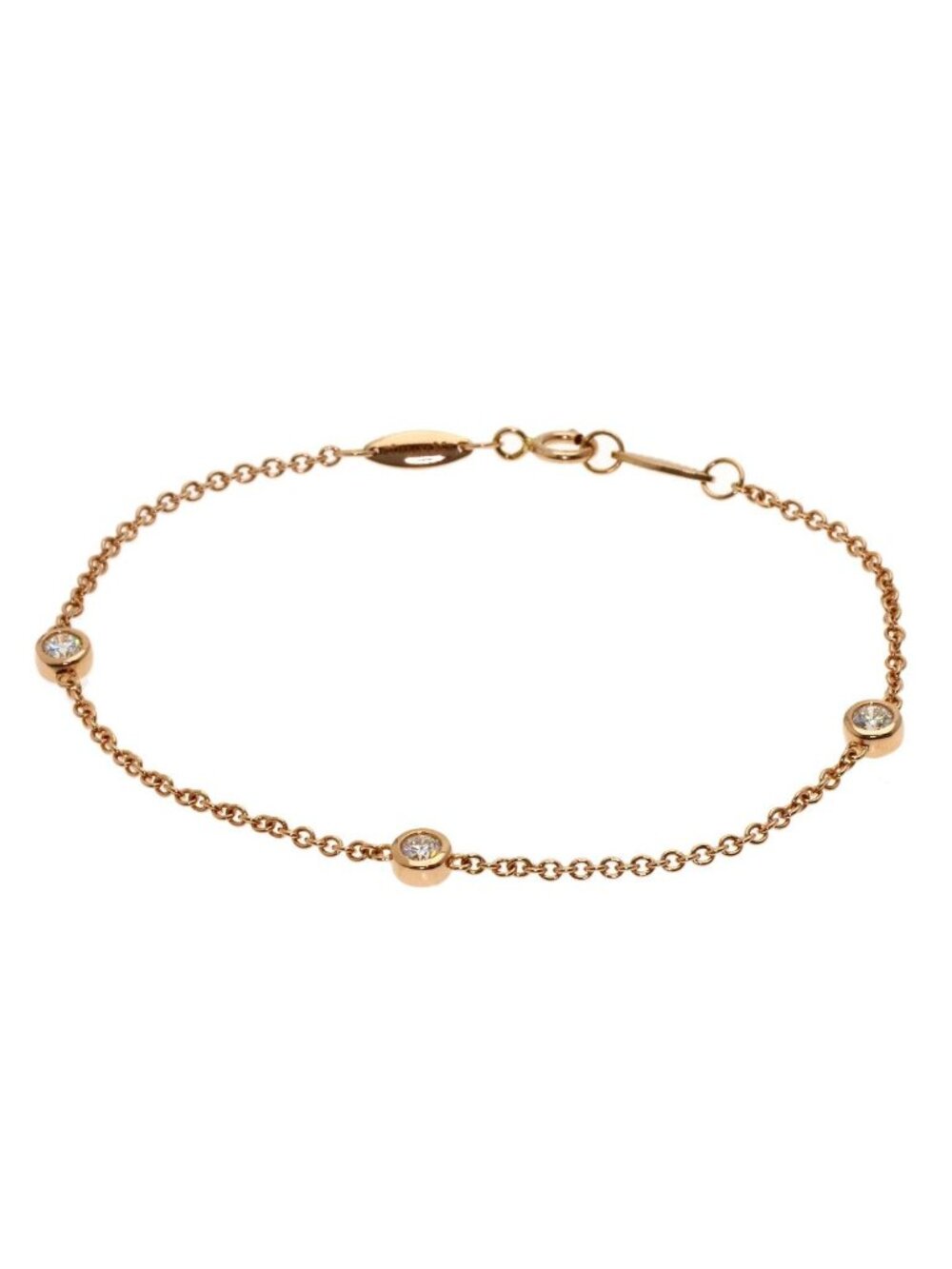 Tiffany & Co by the Yard Diamond Bracelet 18k Pink Gold